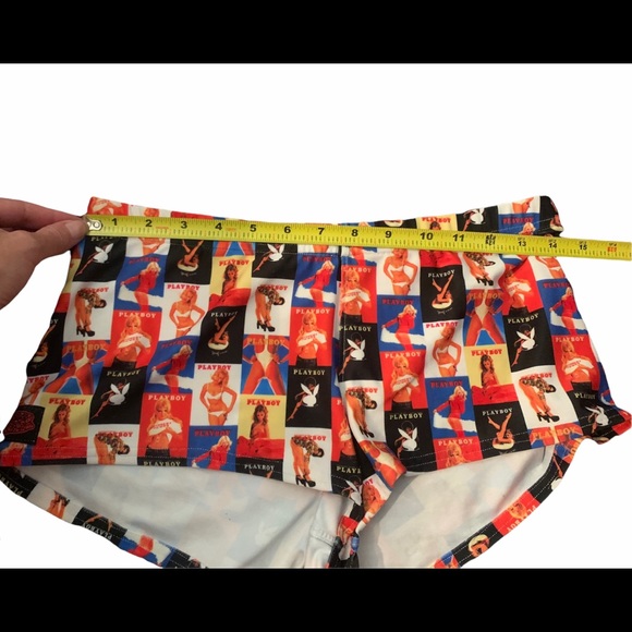 PLAYBOY Shorts Rare Playboy Booty Shorts Covers Or Swim Bottoms